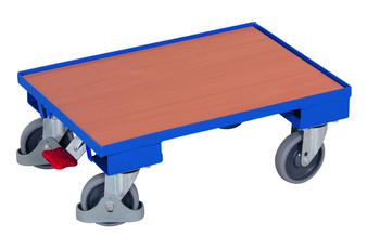 Euro-Systemwagen mit Plattenboden (Rand: 10 mm) VARIOfit sw-410.070