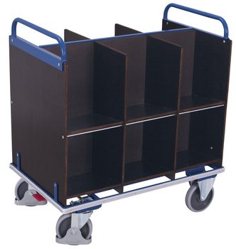 Aktenwagen mit 12 Fächern VARIOfit sw-700.995