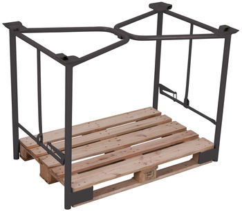 Nadstawka paletowa Typ 65K, RAL 7016 VARIOfit pa-080.303/AG