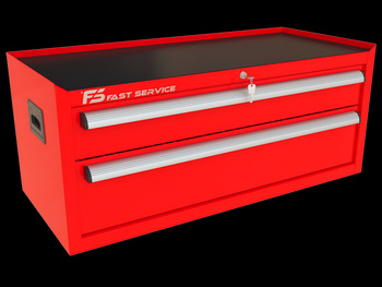TRUCK trolley top unit with 3 drawers PNT-154