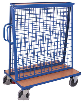 Semi-finished goods trolley with shelf VARIOfit sw-800.801