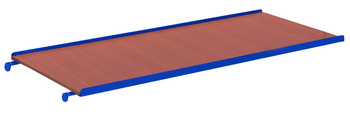 Półka z płyty MDF do wózków piętrowych VARIOfit zsw-640.202