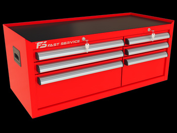 TRUCK trolley top unit with 6 drawers PNT-153-53