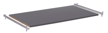 Półka z płyty MDF, szary VARIOfit zsw-800.411/G