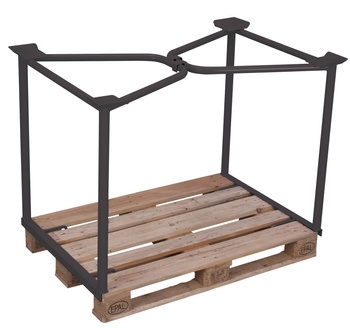 Nadstawka paletowa Typ 65, RAL 7016 VARIOfit pa-080.006/AG