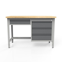 2-module height-adjustable workbench + WSZ-E cabinet + WSZ-C cabinet WS2R-07