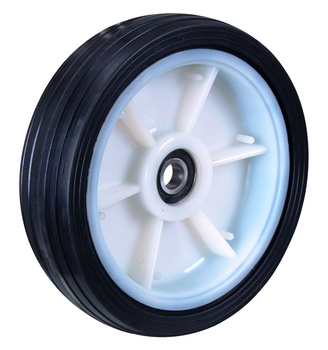 Solid rubber wheel, 260 x 65 mm, black VARIOfit ebg-260.000