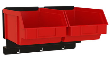 Bin rail for 2 P2 bins ZW-P2-2