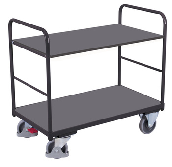 Niski wózek półkowy RAL 7016 VARIOfit sw-800.239/AG