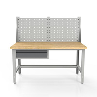 2-module height-adjustable workbench + WSZ-E cabinet + W-2N-1 top unit WL2R-02