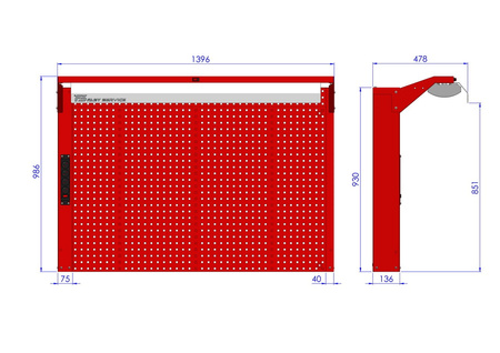 Tablica narzędziowa N140-01-01