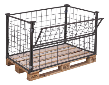 Nadstawka paletowa Typ 64, RAL 7016 VARIOfit pa-100.023/AG