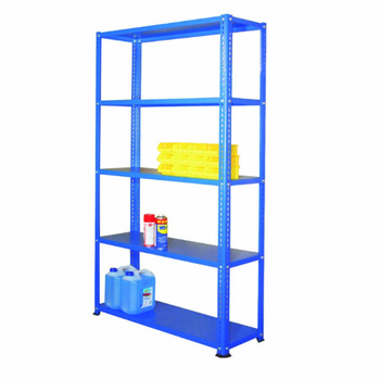 Storage shelving unit 2500x950x500 - 5 shelves, light-duty R-1-05-06