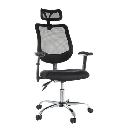 Krzesło biurowe Cruze MH PLUS z zagłówkiem (MRiPS + BHP) — siatka mesh