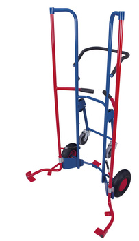 Reifenschubkarre mit 2 Stützrädern VARIOfit sk-710.304