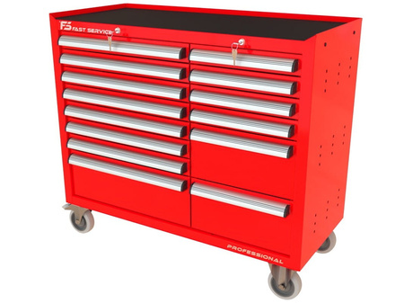 Wózek warsztatowy TRUCK z 14 szufladami PT-216-17