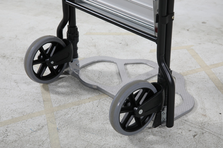 Wózek transportowy składany z drabinką 113,5 kg, rama stalowa, wysokość 1090 mm