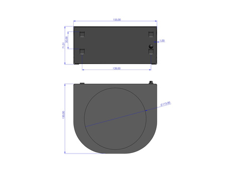 Zawieszka na puszkę, butelkę fi 115 [mm] ZW-06-01