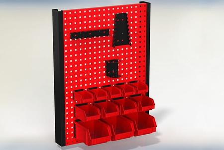 N-4-05-04 Tablica na narzędzia 830mm x 630mm x 80mm