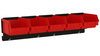 Bin rail for 5 P1 bins ZW-P1-5