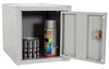 Small metal storage cabinet 275×355×275 mm, grey