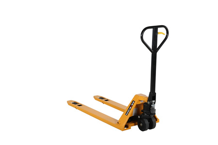 Low-profile pallet truck 1500 kg, forks 51 mm 540×1150 mm, polyurethane wheels – HPT-V
