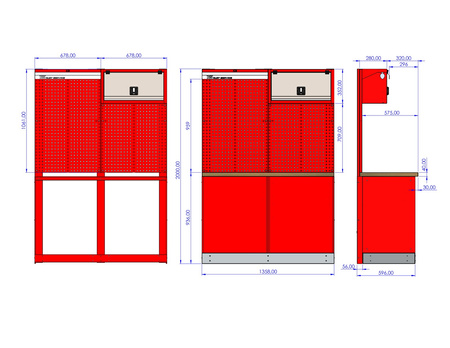 Lochwand NT140-0203