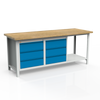 Stół 3-modułowy + 2 szafki WSZ-C  + półka W-P1