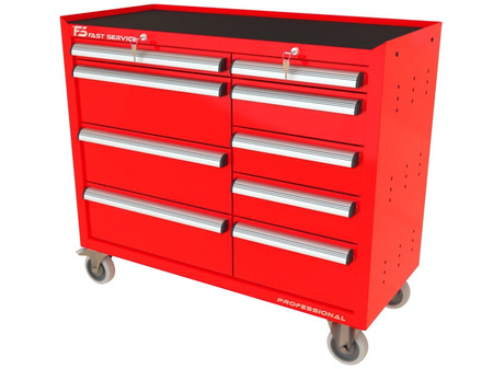 Wózek warsztatowy TRUCK z 9 szufladami PT-218-21