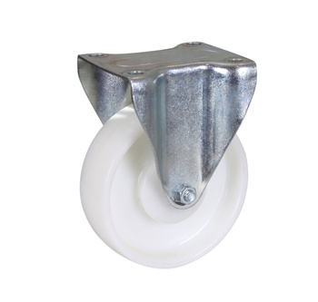 Koło stałe, 125 x 38 mm, białe (poliamidowe) VARIOfit bpp-125.002