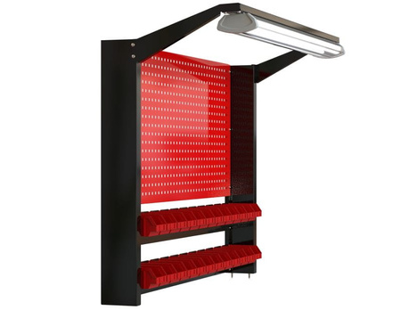 Tablica na narzędzia 920mm X 1350mm X 135mm z oświetleniem - POWYSTAWOWA