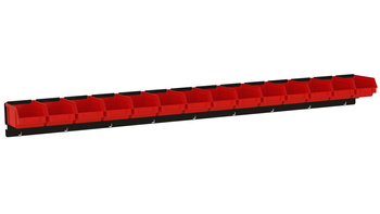 Bin rail for 14 P1 bins ZW-P1-14