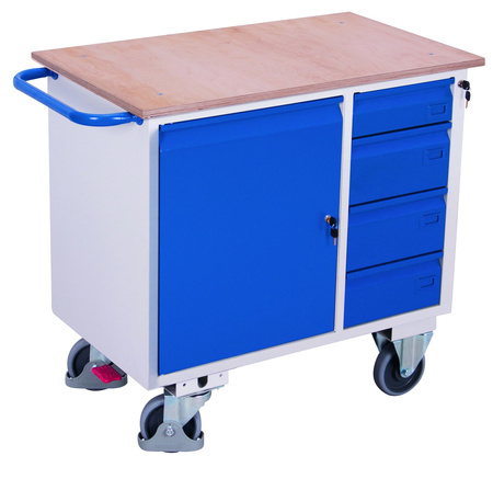 Wózek warsztatowy z 4 szufladami VARIOfit sw-985.000