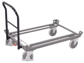 Schiebebügel für Palettenwagen, RAL 7016 VARIOfit zsw-870.002/AG