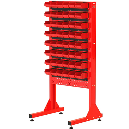 ST 70-14-P2 Tool Stand supplied with bin rails and bins