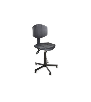 PurActive asynchro PUR industrial chair — on plastic glides