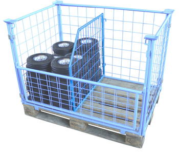 Przegroda do nadstawki paletowej, skośna VARIOfit zpa-100.011