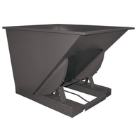 Kontener przechylny do sypkich ładunków, RAL 7016 VARIOfit sw-600.004/AG