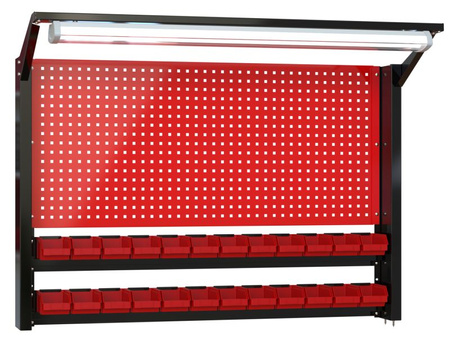 N-4-08-04 Tablica na narzędzia 920mm X 1350mm X 135mm z oświetleniem