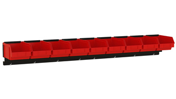 Bin rail for 9 P2 bins ZW-P2-9