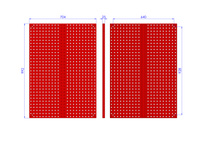 Płyta / tablica perforowana N-4-04-06