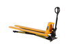 Scissor pallet truck 1000 kg, forks 540×1150 mm, polyurethane wheels – PL 1000