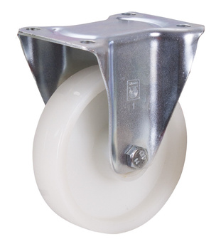 Koło stałe, 150 x 40 mm, białe (poliamidowe) VARIOfit bpp-150.000