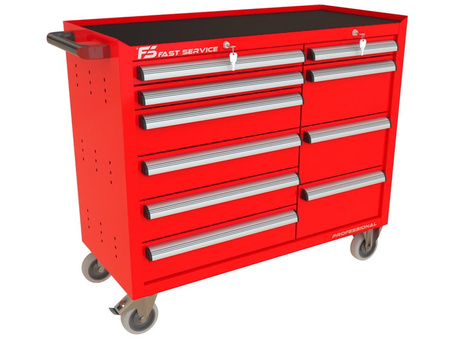 Wózek warsztatowy TRUCK z 10 szufladami PT-214-18
