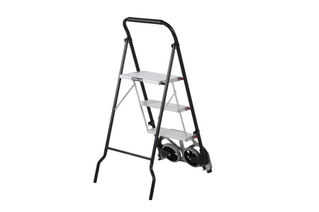 Wózek transportowy składany z drabinką 113,5 kg, rama stalowa, wysokość 1090 mm