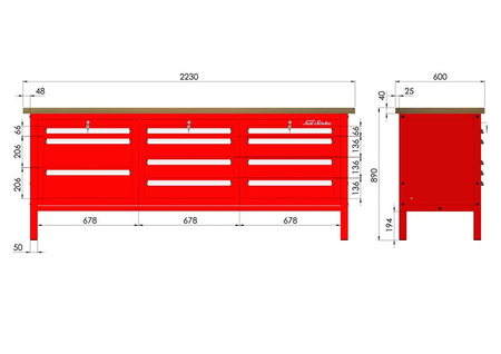 P-3-145-01 Werkbank