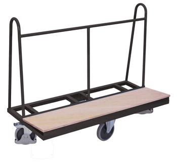 Wózek do płyt koła w układzie rombowym, RAL 7016 VARIOfit pl-150.011/AG