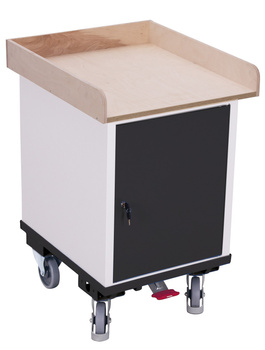 Szafka z drzwiami skrzydłowymi i 1 powierzchnią użytkową VARIOfit sw-500.014/AG