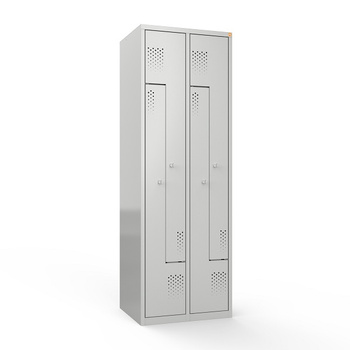 Szafa ubraniowa BHP czterodrzwiowa (typ L) BHPL600/2/4