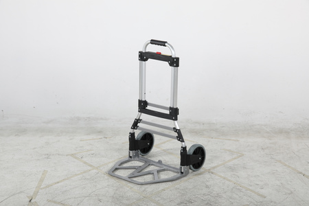 Wózek ręczny aluminiowy składany 100 kg, lekki, niebieski – H-003B-1